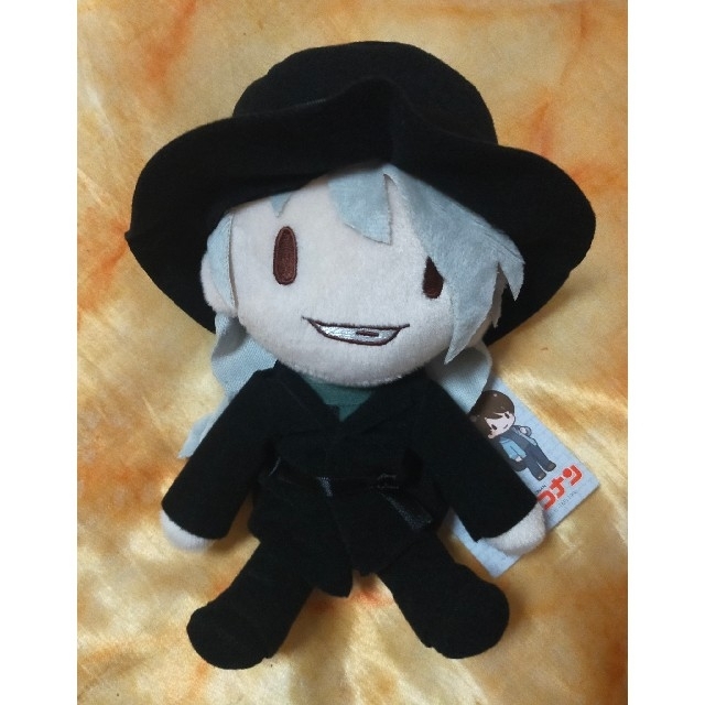 ✳名探偵コナン ふわふわぬいぐるみ vol.7 黒の組織 ジン✳