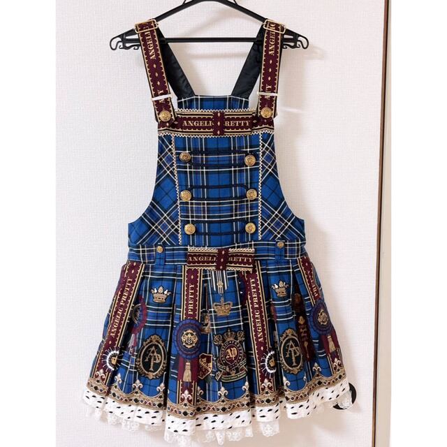 ★Angelic Pretty Loyal Rosetteサロペット★チェック没有明显的损伤或污渍