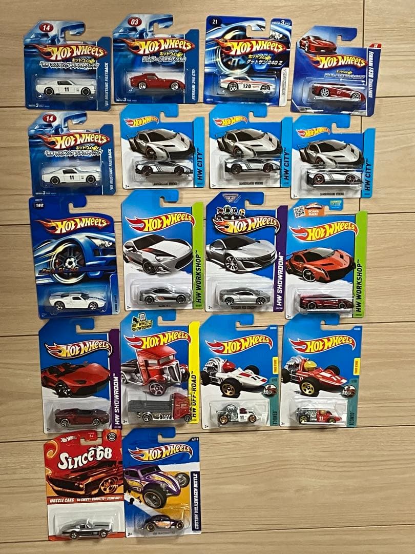 ホットウィール　18台セットホットウィール;未使用