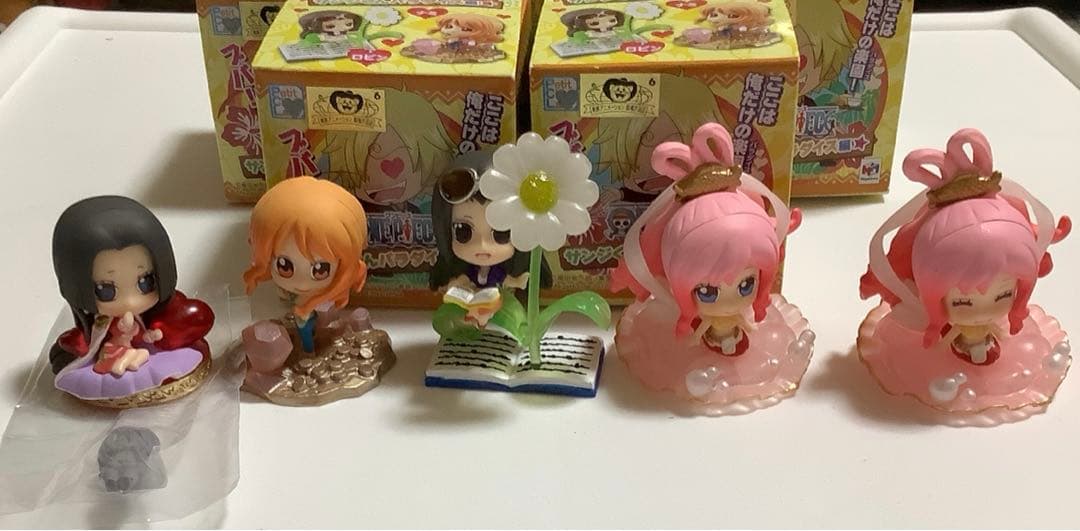 ONE PIECE ぷちきゃらサンジくんパラダイス編 4種＋シークレット