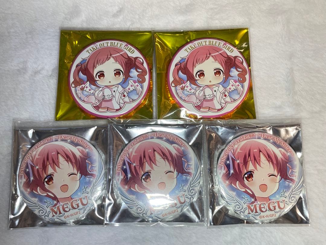 ごちうさ　メグ缶バッジセット⑦