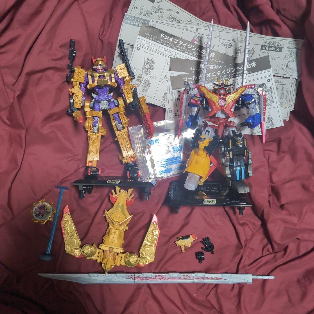 ミニプラ　ドンオニタイジン 虎龍攻神 オミコシフェニックス　セットバンダイ;没有明显的损伤或污渍