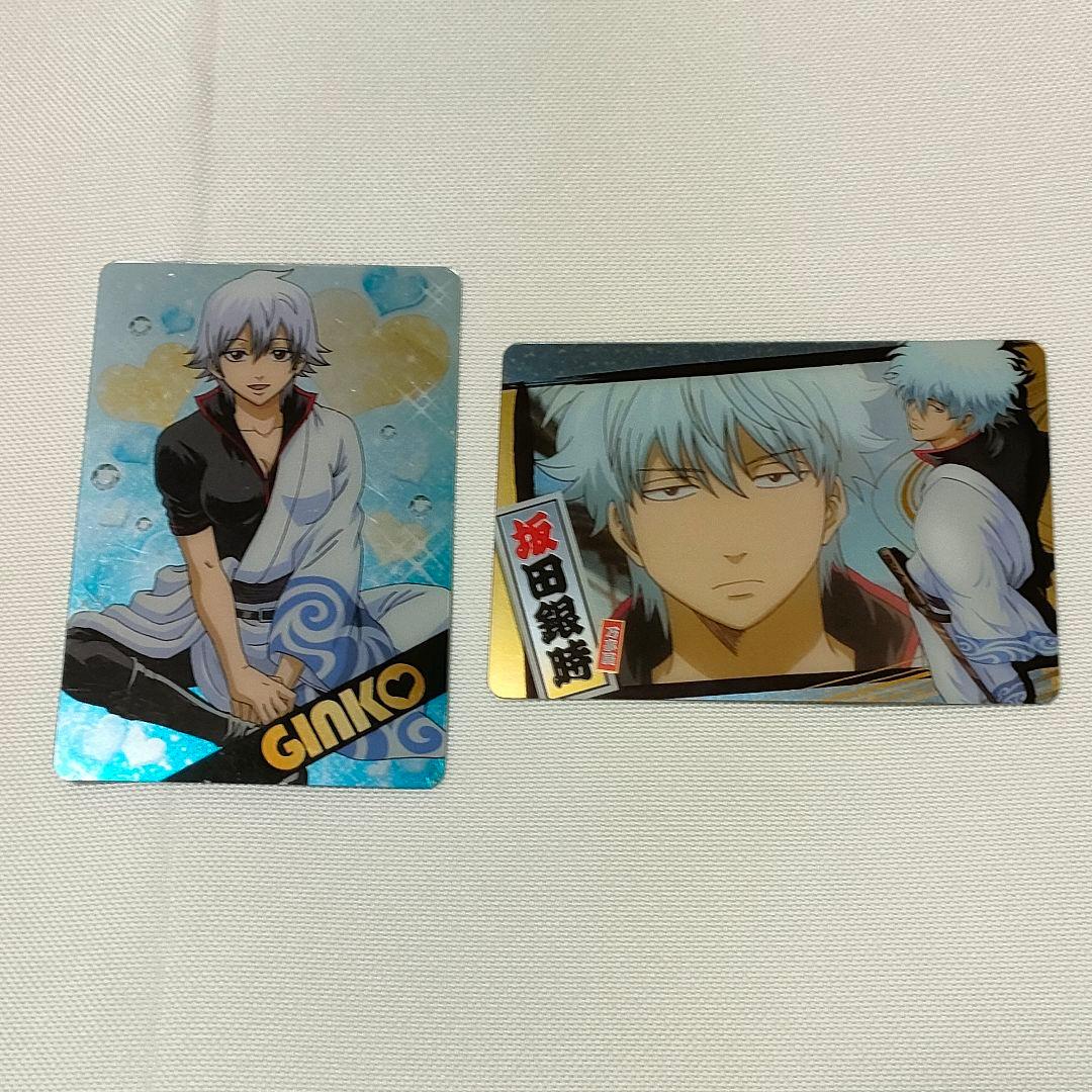 銀魂　メタル　カード　銀子　坂田銀時有些许损伤或污渍