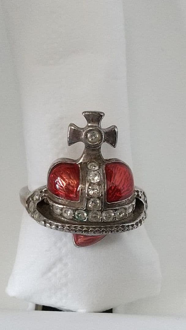 ヴィヴィアンウエストウッド　ハート　オーブ　リング