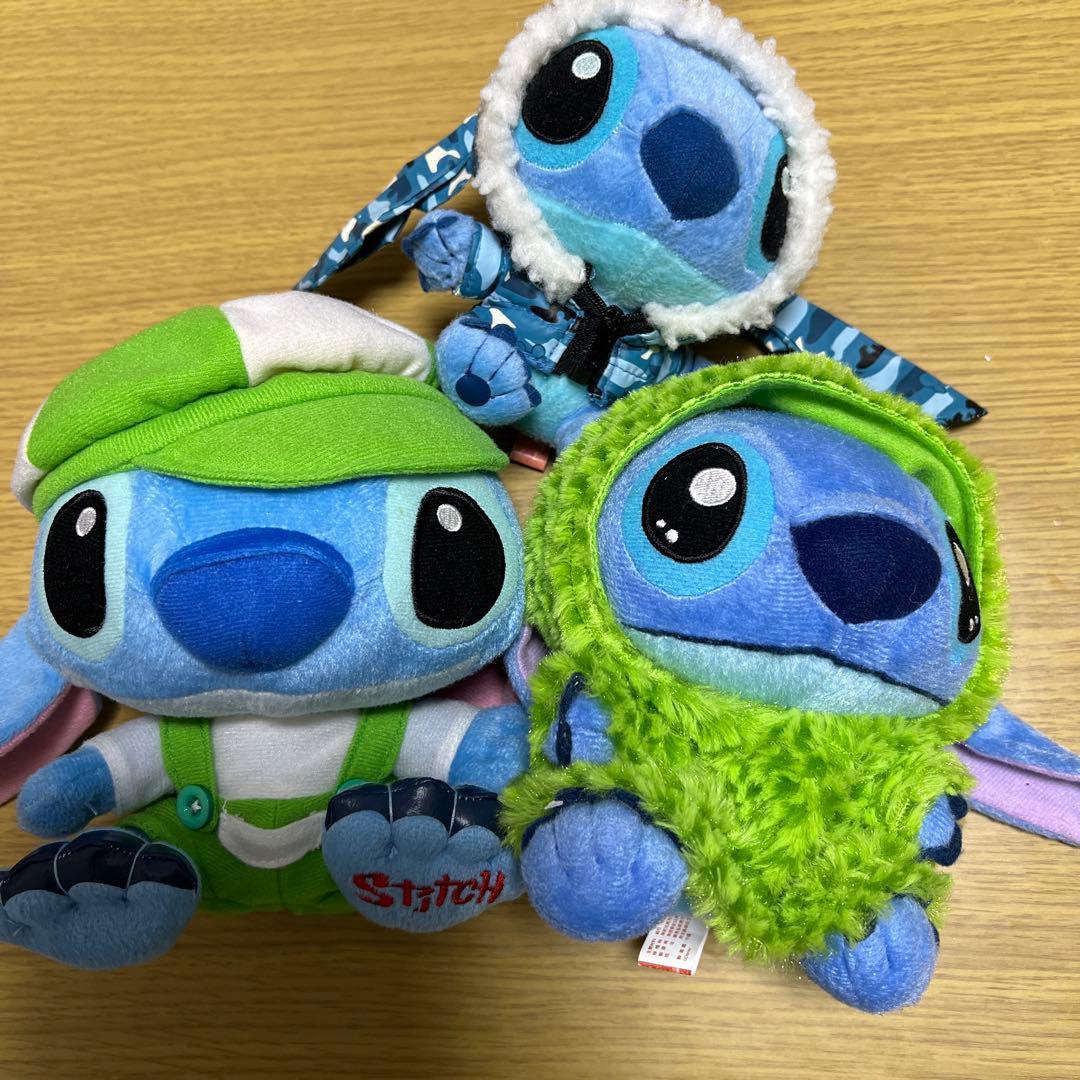 スティッチぬいぐるみ　3個