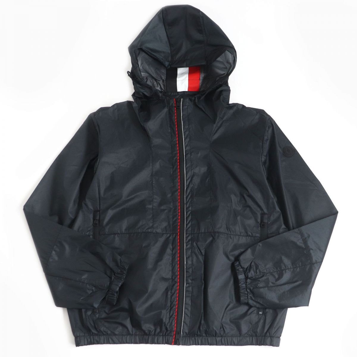 【ドンドン見直し】極美品□19SS MONCLER/モンクレール AURIOL ダブルジップ フーデッド ナイロンジャンパー/ウィンドブレーカー ダークグレー 3 正規品【中古】