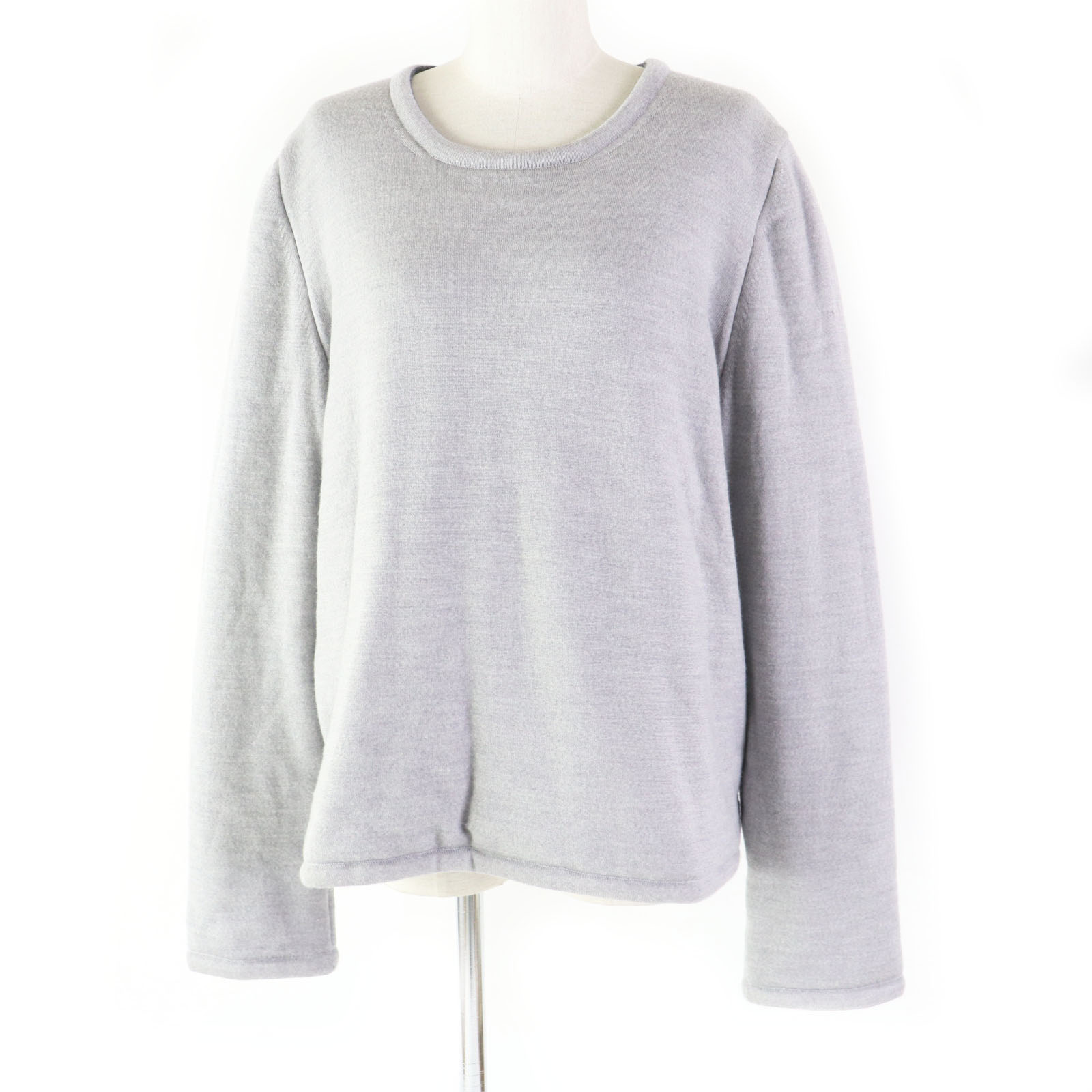 極美品 MARTIN MARGIELA マルタンマルジェラ 19AW S51HA0970 ウール100％ 長袖 プルオーバー／スウェット グレー S 正規品 レディース【中古】