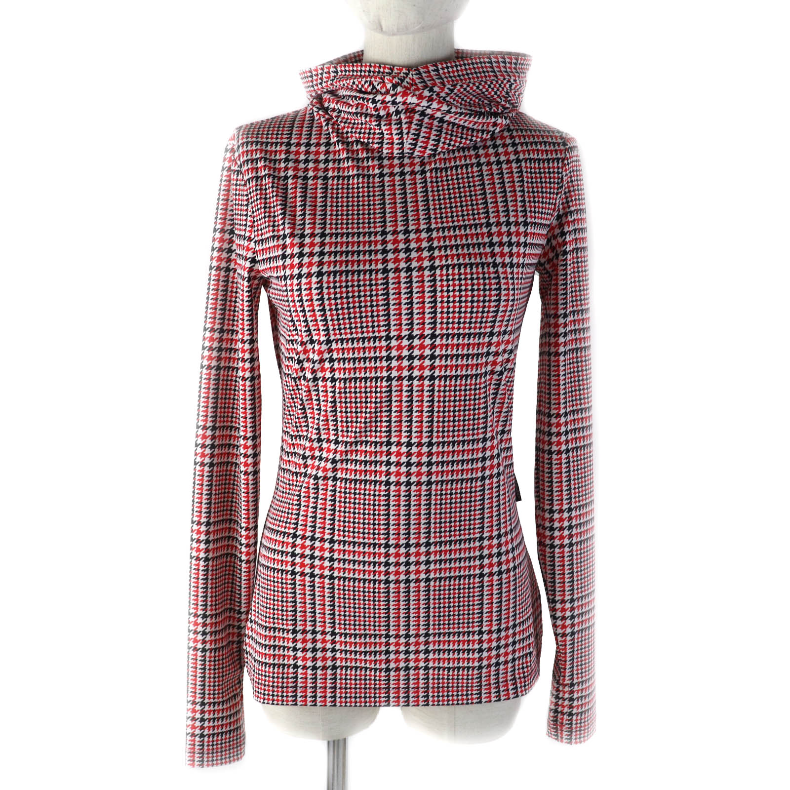 未使用品★BURBERRY バーバリー 8036984 グレンチェック プルオーバー トラックスーツ パーカー トップス マルチ S P 正規品 レディース【中古】