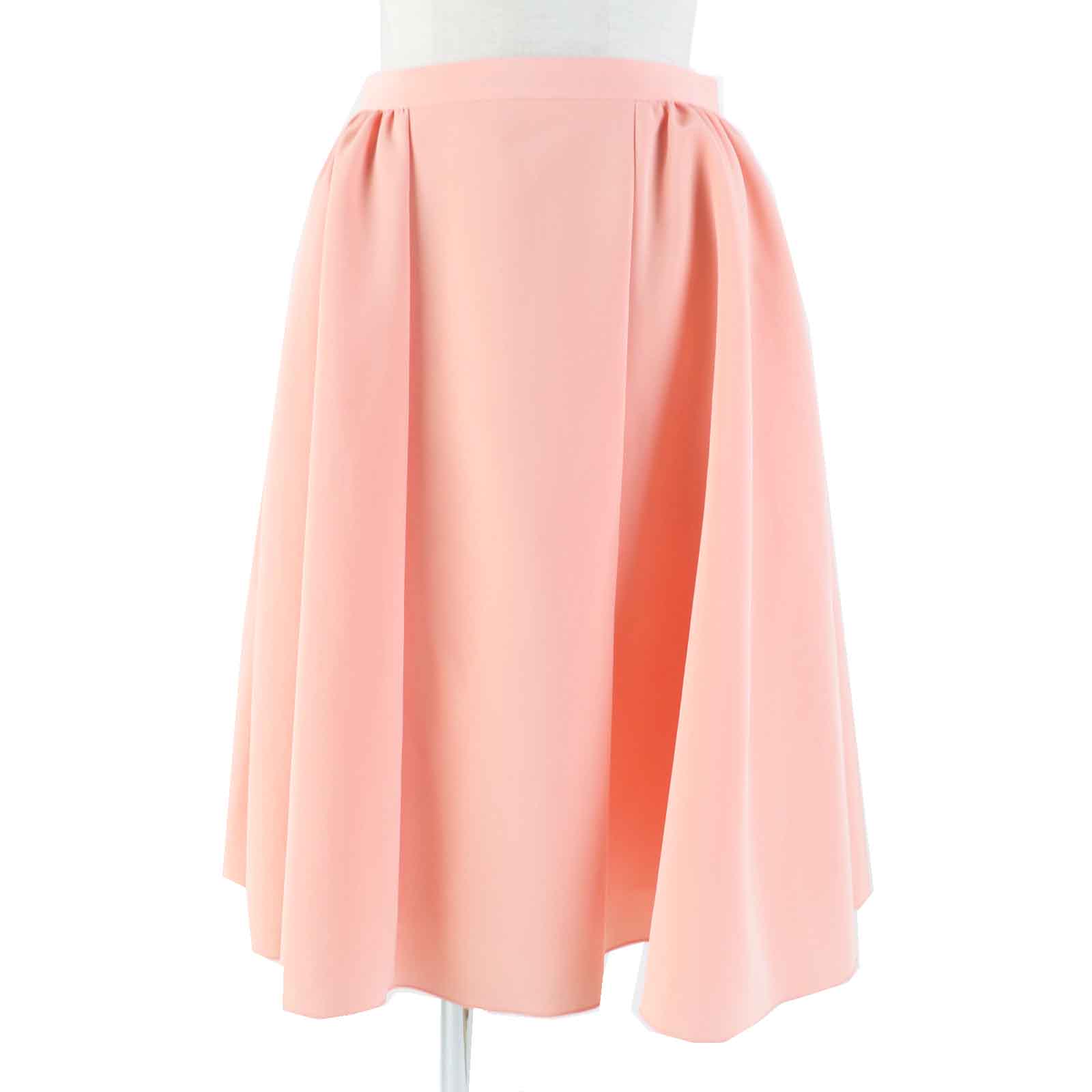 美品◎FOXEY NEW YORK フォクシー ニューヨーク 2021年製 41670 CIRCULAR BLOSSOM スカート サーモンピンク 38 日本製 正規品 レディース【中古】