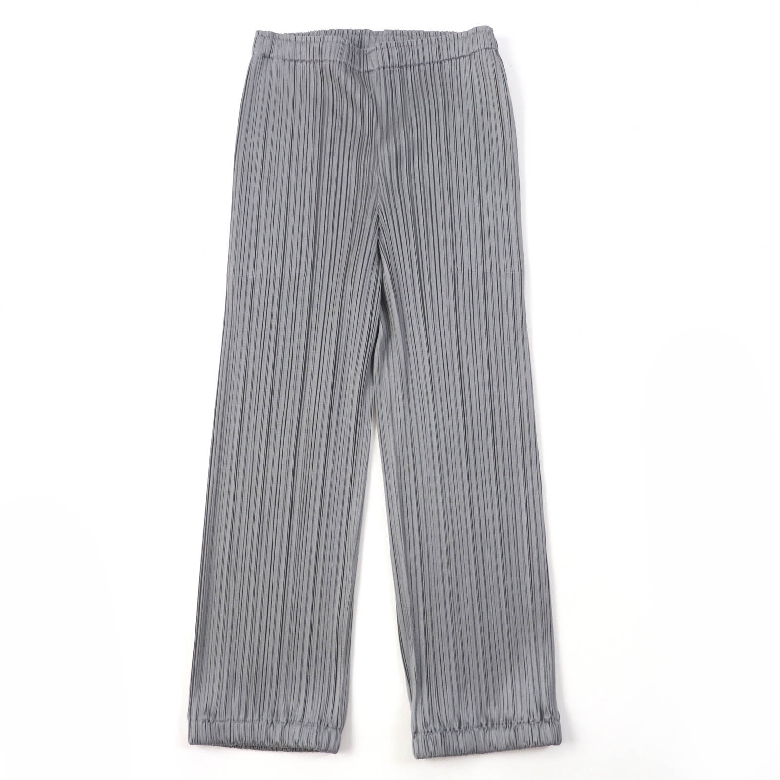 極美品☆PLEATS PLEASE プリーツプリーズ イッセイミヤケ 20AW PP05JF111 パンツ ボトムス グレー 1 日本製 正規品 レディース【中古】