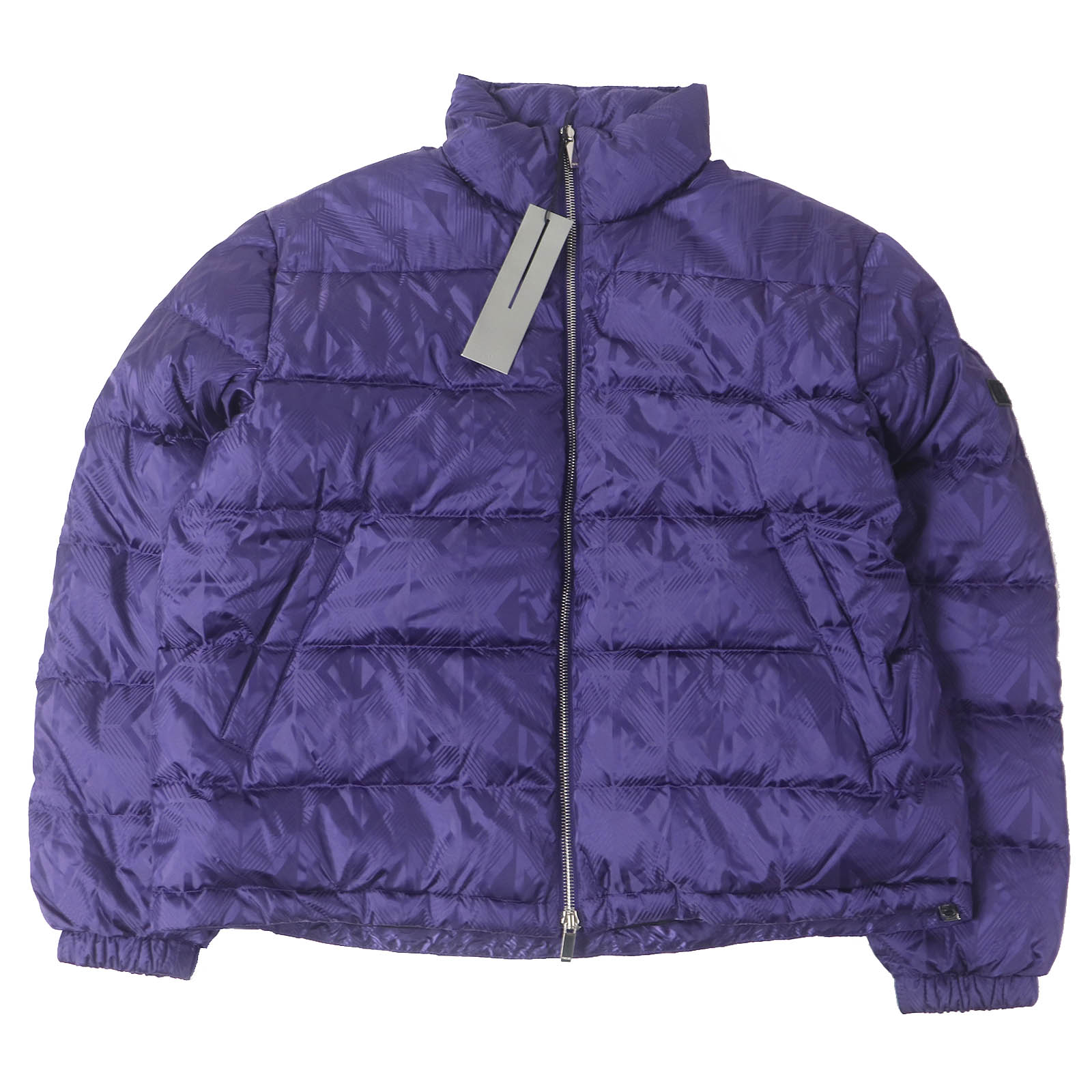 極美品□DIOR ディオール オム 22AW 943C449C5711 CDダイヤモンド ミラージュ スキーカプセル ダウンジャケット パープル 58 ハンガー・ガーメント付き イタリア製 正規品 メンズ【中古】