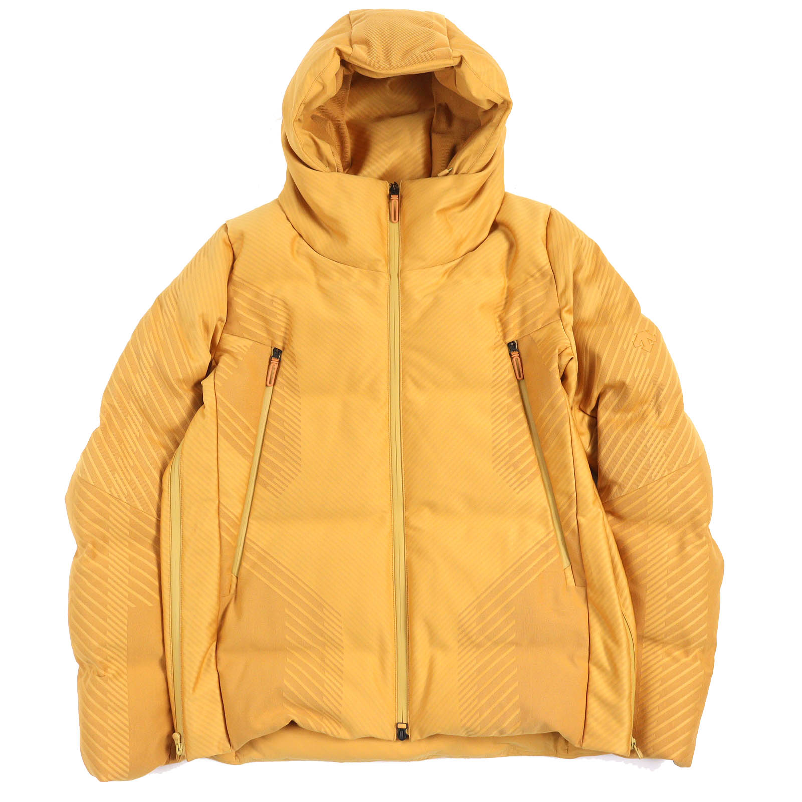 未使用品△DESCENTE ALLTERRAIN デサントオルテライン DAMUGK35U CREVASSE-S クレバス 水沢ダウン ダウンジャケット イエロー系 XO 日本製 正規品 メンズ 大人気 オススメ◎【中古】