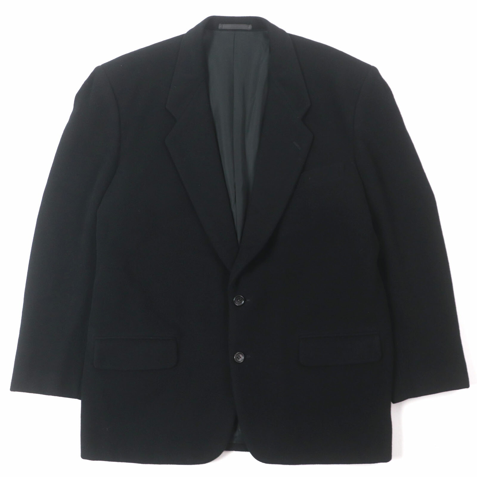美品▼COMME des GARCONS HOMME コムデギャルソンオム ヴィンテージ 89AW HJ-08002M カシミヤ ウール 89AWアーカイブ 希少カシミヤブレンドモデル シングルジャケット テーラードジャケット ブラック M 日本製 正規品 メンズ【中古】
