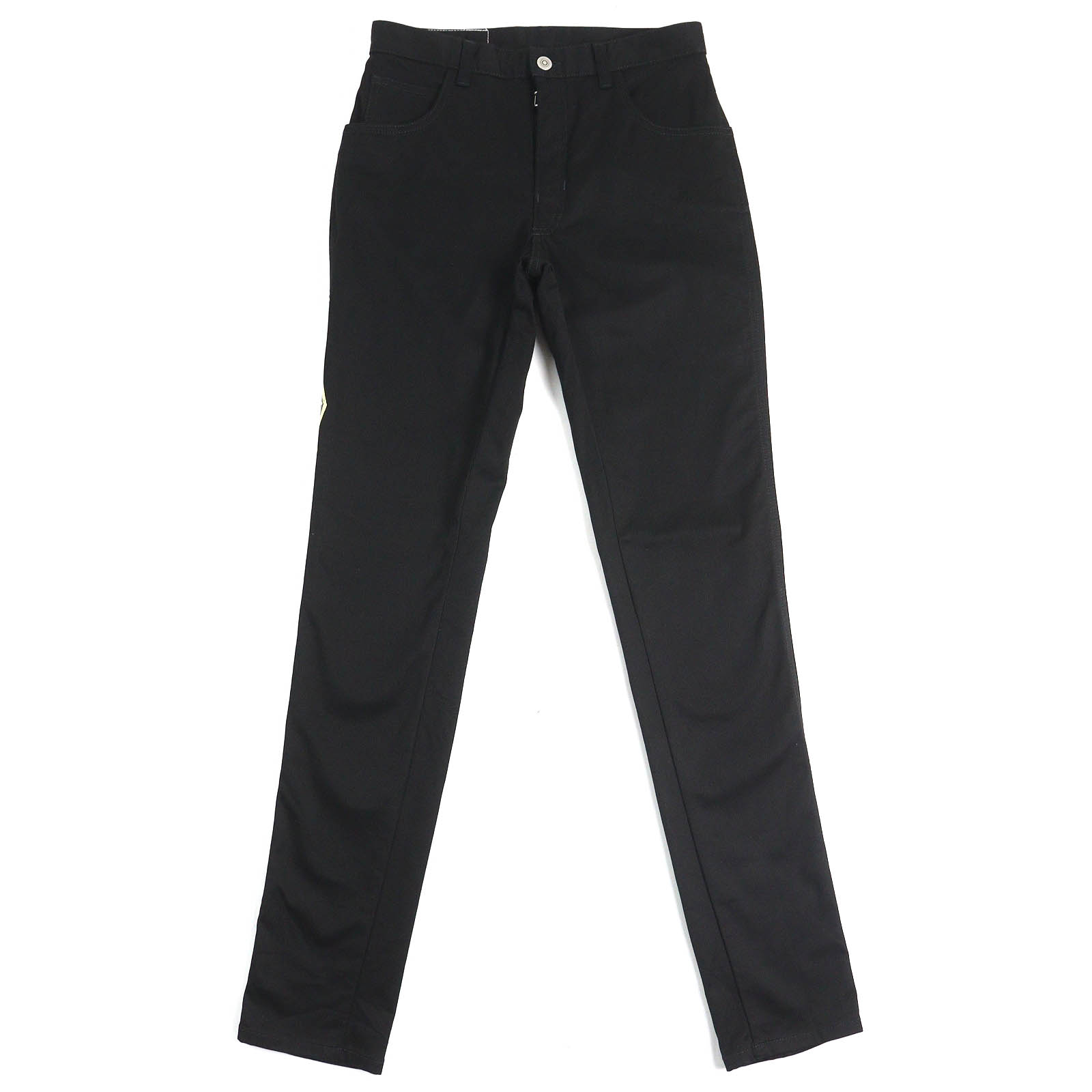 極美品△Maison Margiela 10 メゾンマルジェラ10 24SS S50LA0219 PANTS 5 POCKETS インビテーション ジーンズ デニムパンツ ブラック 30 イタリア製 正規品 メンズ【中古】