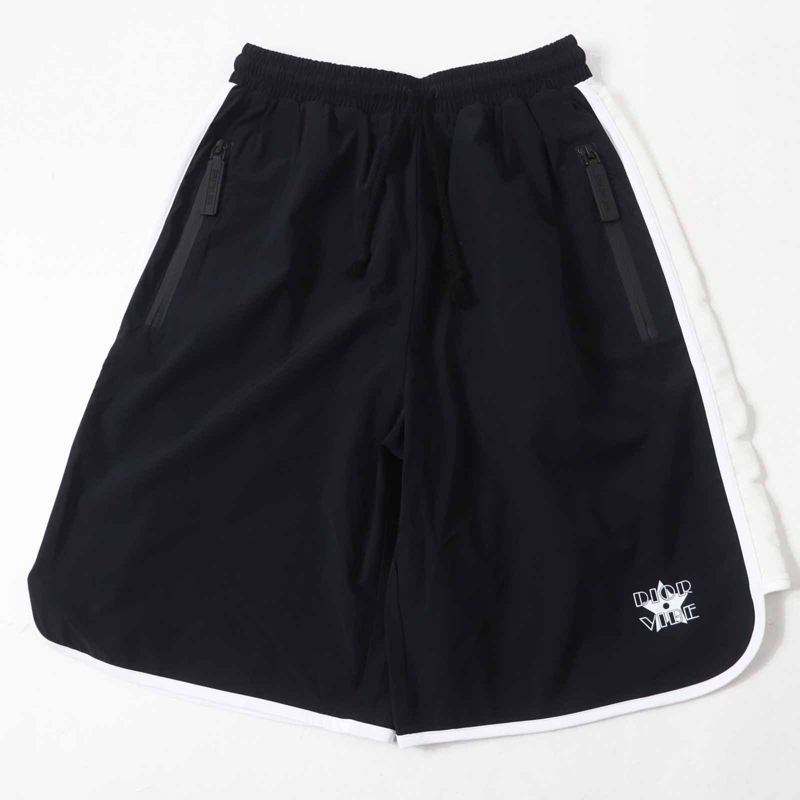 未使用品◎Christian Dior クリスチャンディオール 243P48A2260 DIOR VIBE ディオール ヴァイブ ハーフパンツ／ショートパンツ ブラック XS イタリア製 正規品 レディース【中古】