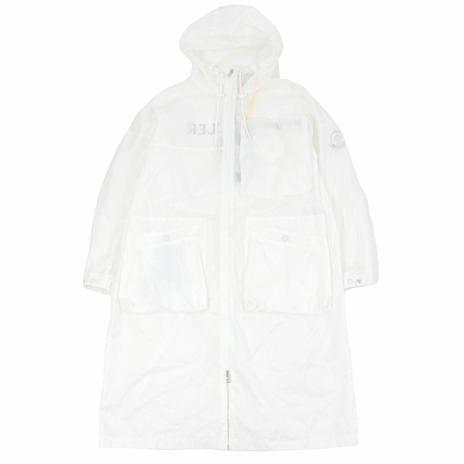 未使用品□MONCLER GENIUS 2 モンクレール ジーニアス 2 KALSER GIUBBOTTO ナイロンコート ホワイト 1 ハンガー付き イタリア製 正規品 メンズ【中古】