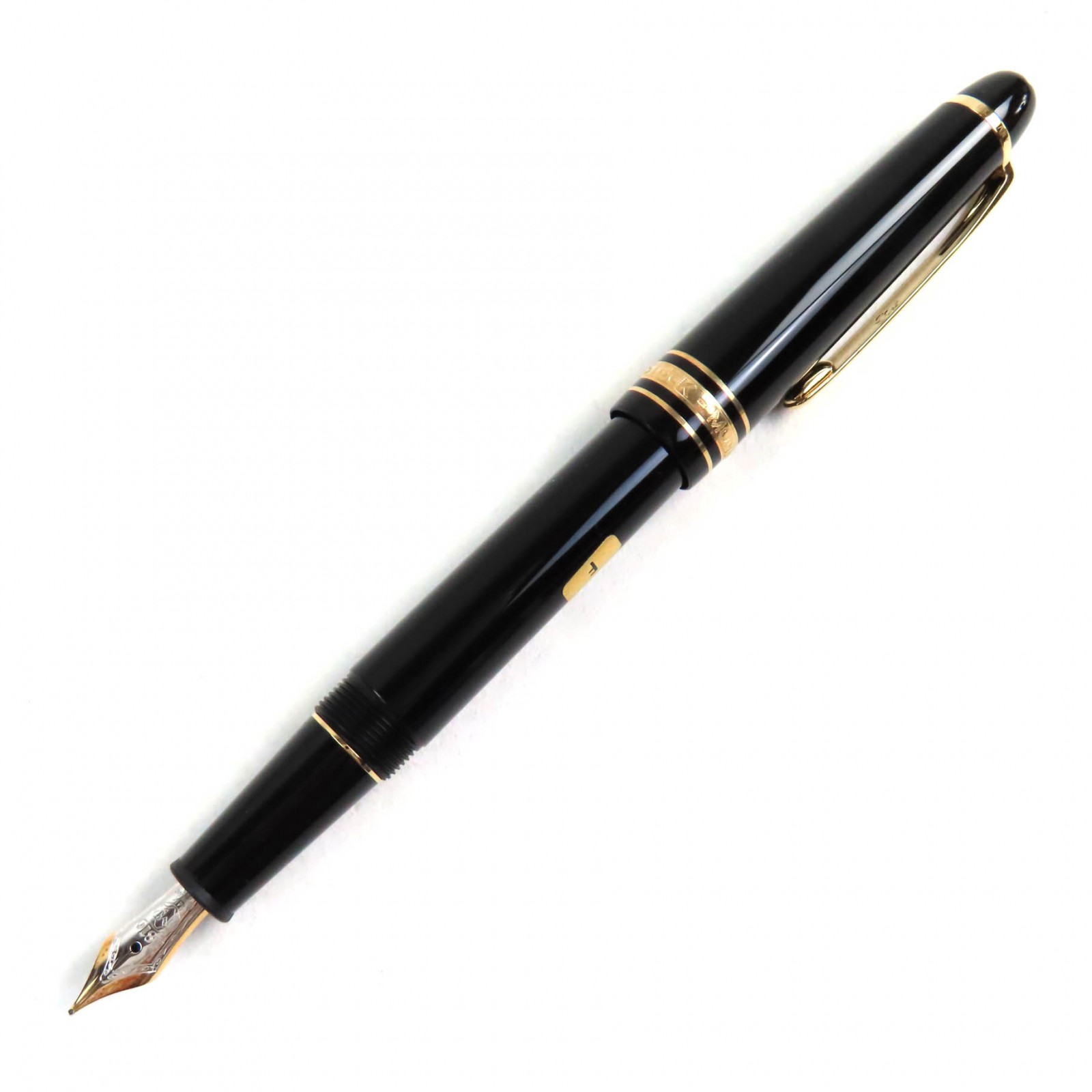 未使用品△MONTBLANC モンブラン マイスターシュテュック クラシック ショパン Pix 145 ペン14K Fニブ 万年筆 ブラック ゴールド ケース付き ドイツ製 メンズ【中古】