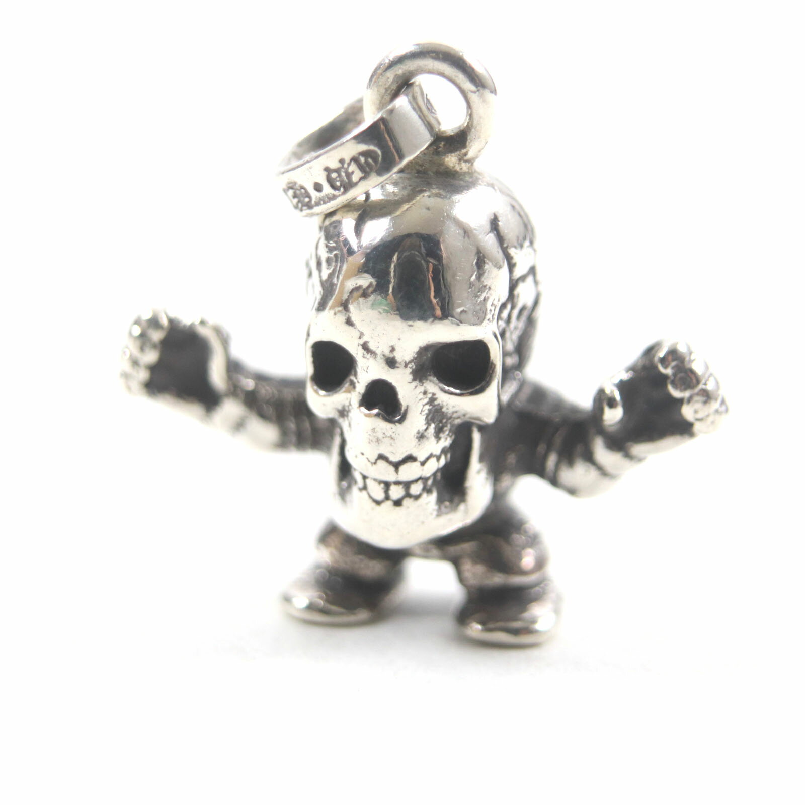 美品▼CHROME HEARTS クロムハーツ フォティ ハリスティーター チャーム 925 ペンダントトップ シルバー 重量9g メンズ レディース アクセサリー【中古】