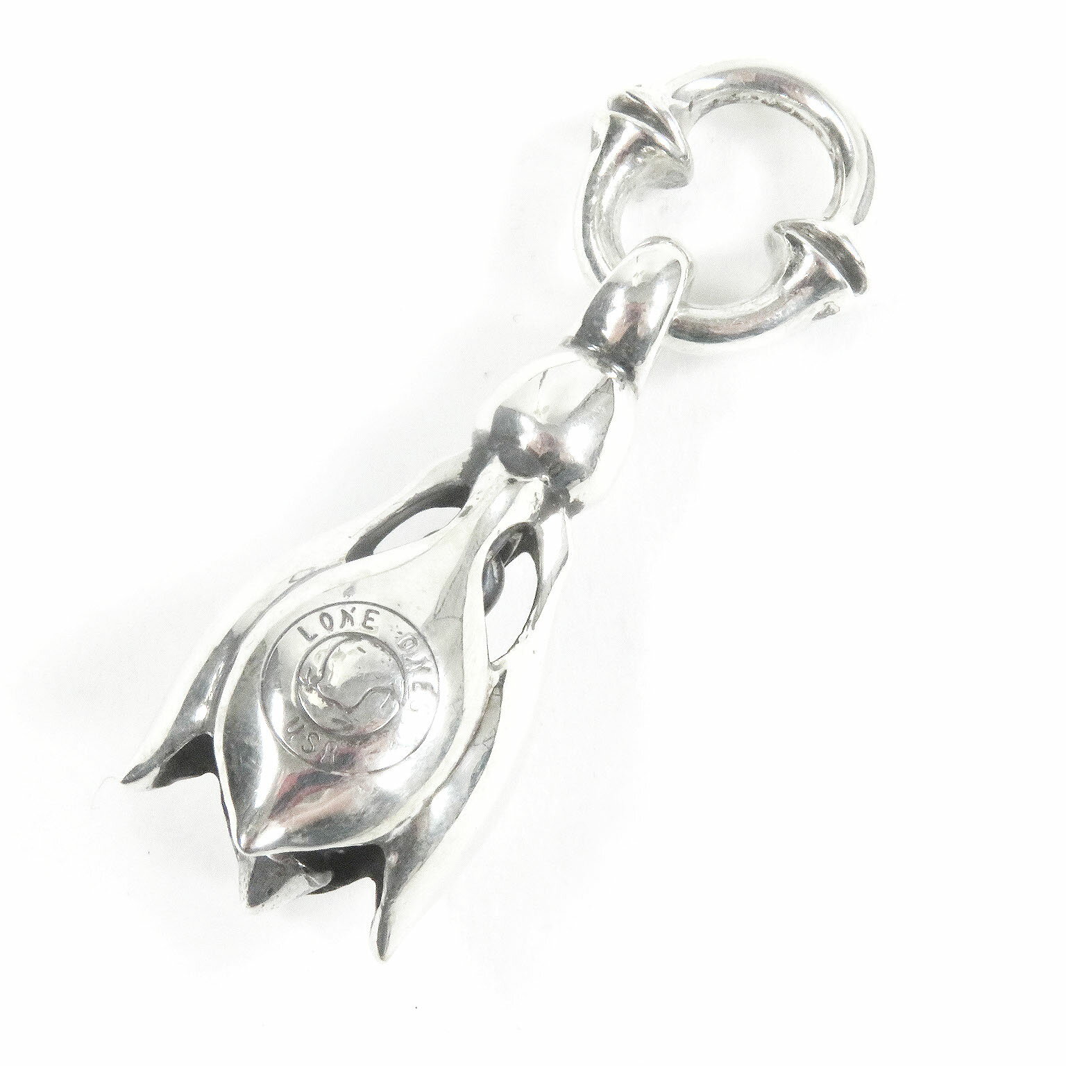 美品□LONE ONES ロンワンズ Tear bell ティアベル L SV925 ネックレスチャーム ペンダントトップ アクセサリー シルバー 総重量32.4g メンズ【中古】