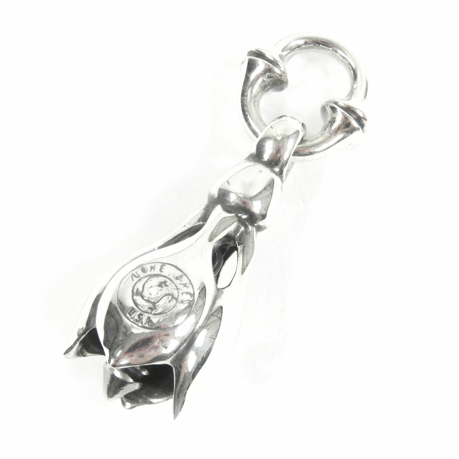 美品□LONE ONES ロンワンズ Tear bell ティアベル M SV925 ネックレスチャーム ペンダントトップ シルバー 総重量16.88g メンズ【中古】