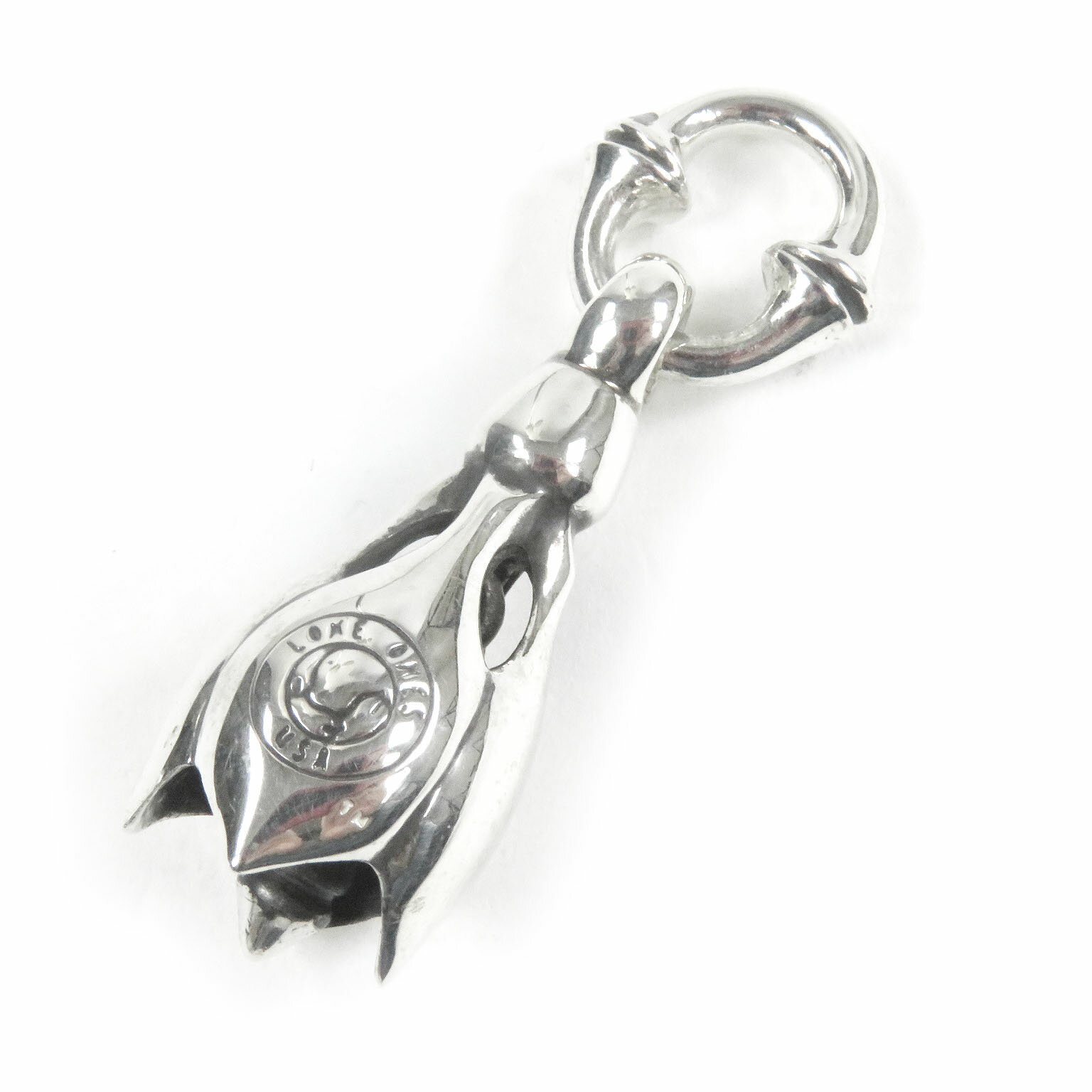 美品□LONE ONES ロンワンズ Tear bell ティアベル M SV925 ネックレスチャーム ペンダントトップ シルバー 総重量15.7g メンズ【中古】