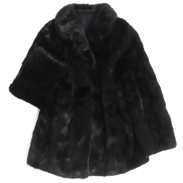 極美品▼MINK ミンク 本毛皮コート 毛質艶やか・柔らか◎【中古】